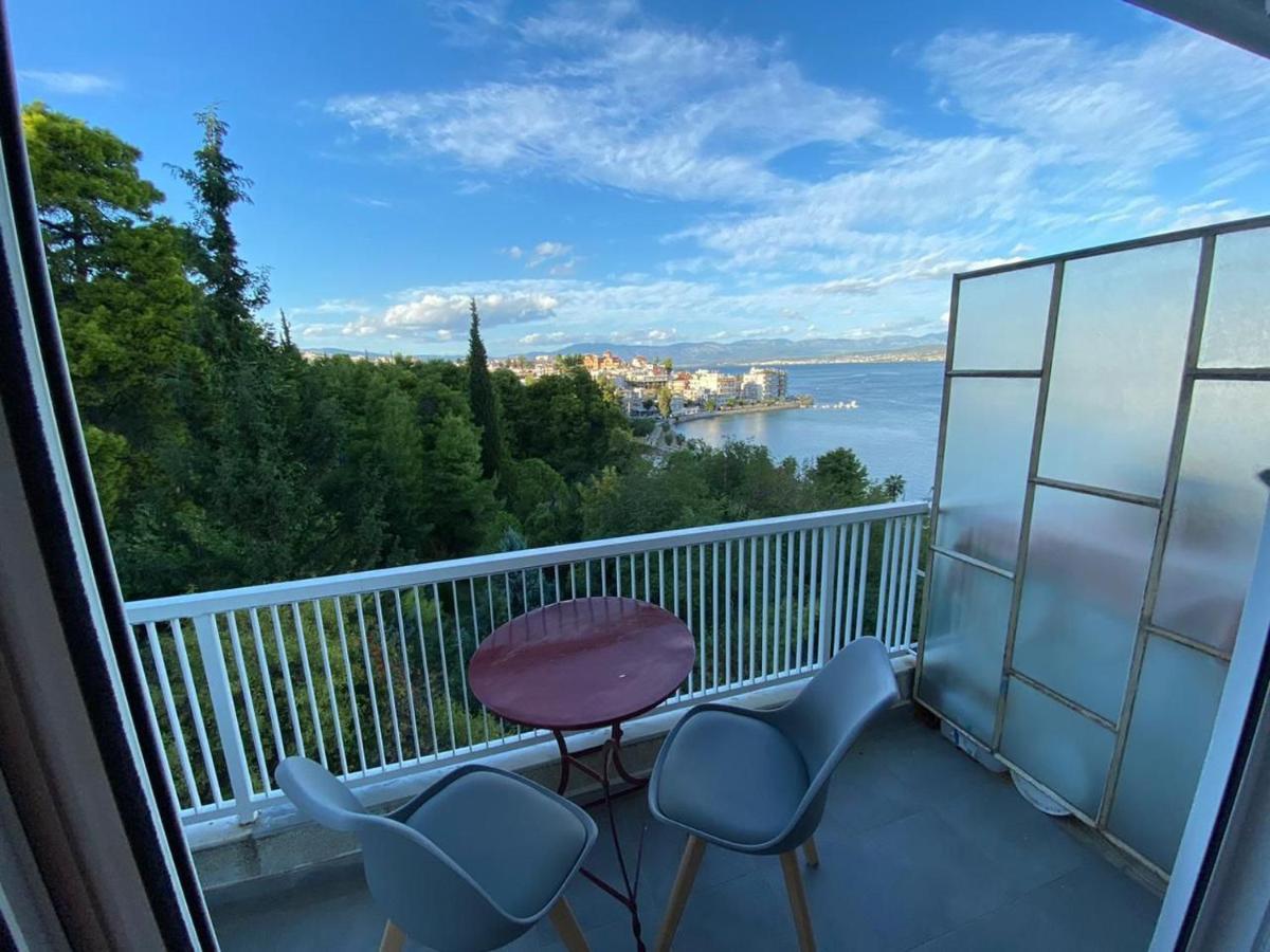 30M² Cosy Studio With Panoramic Sea View Chalkís Exterior foto