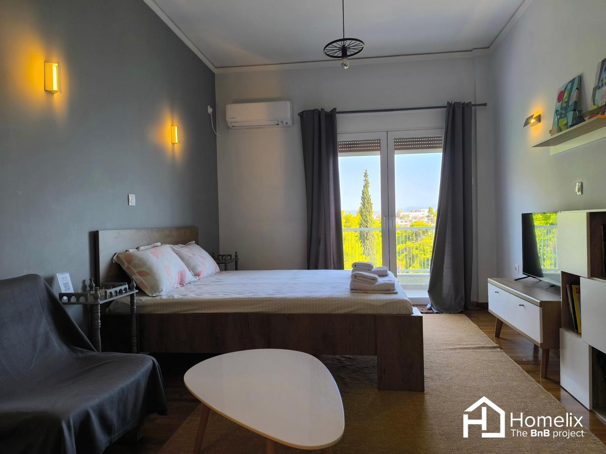 30M² Cosy Studio With Panoramic Sea View Chalkís Exterior foto