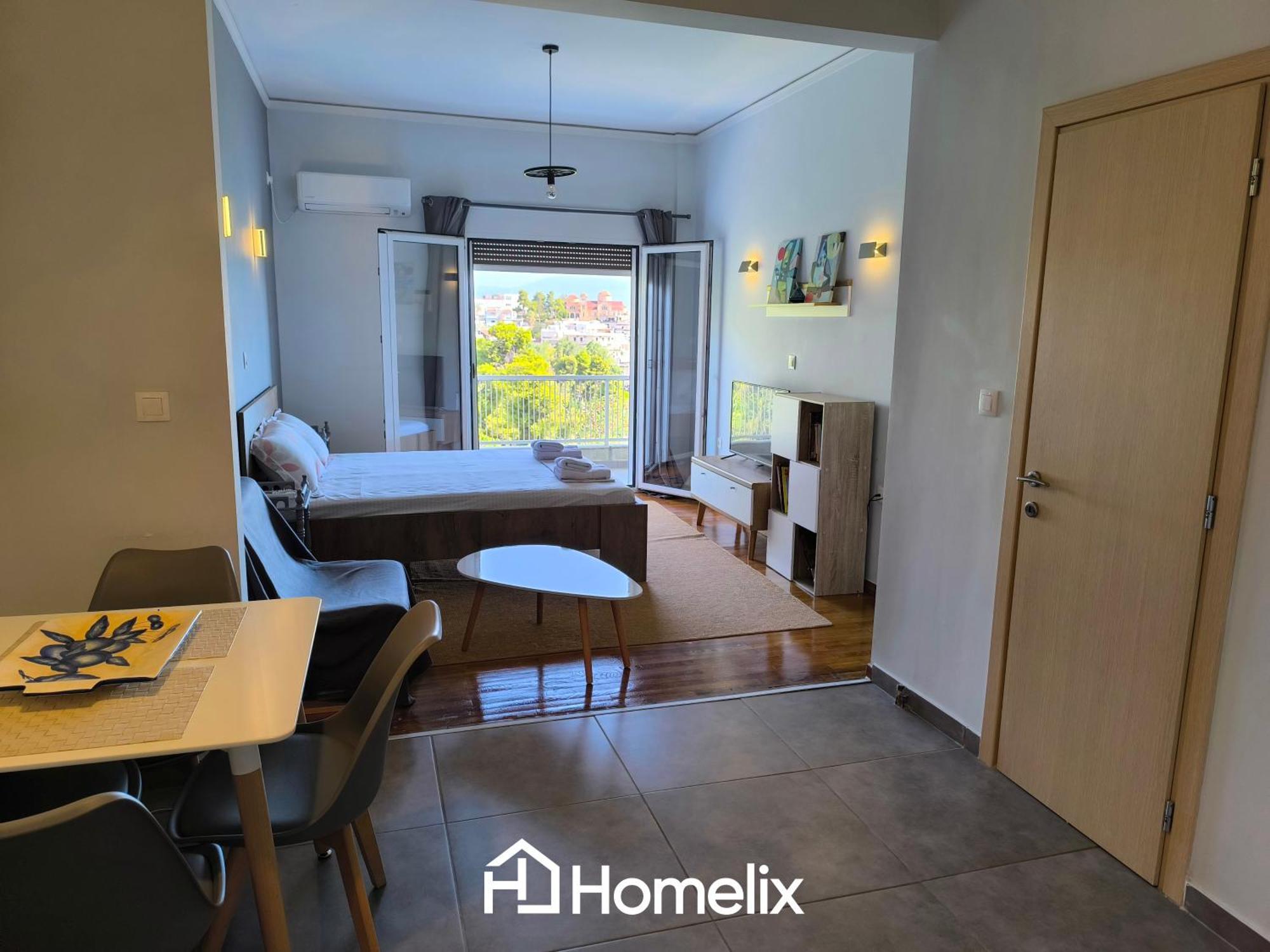 30M² Cosy Studio With Panoramic Sea View Chalkís Exterior foto