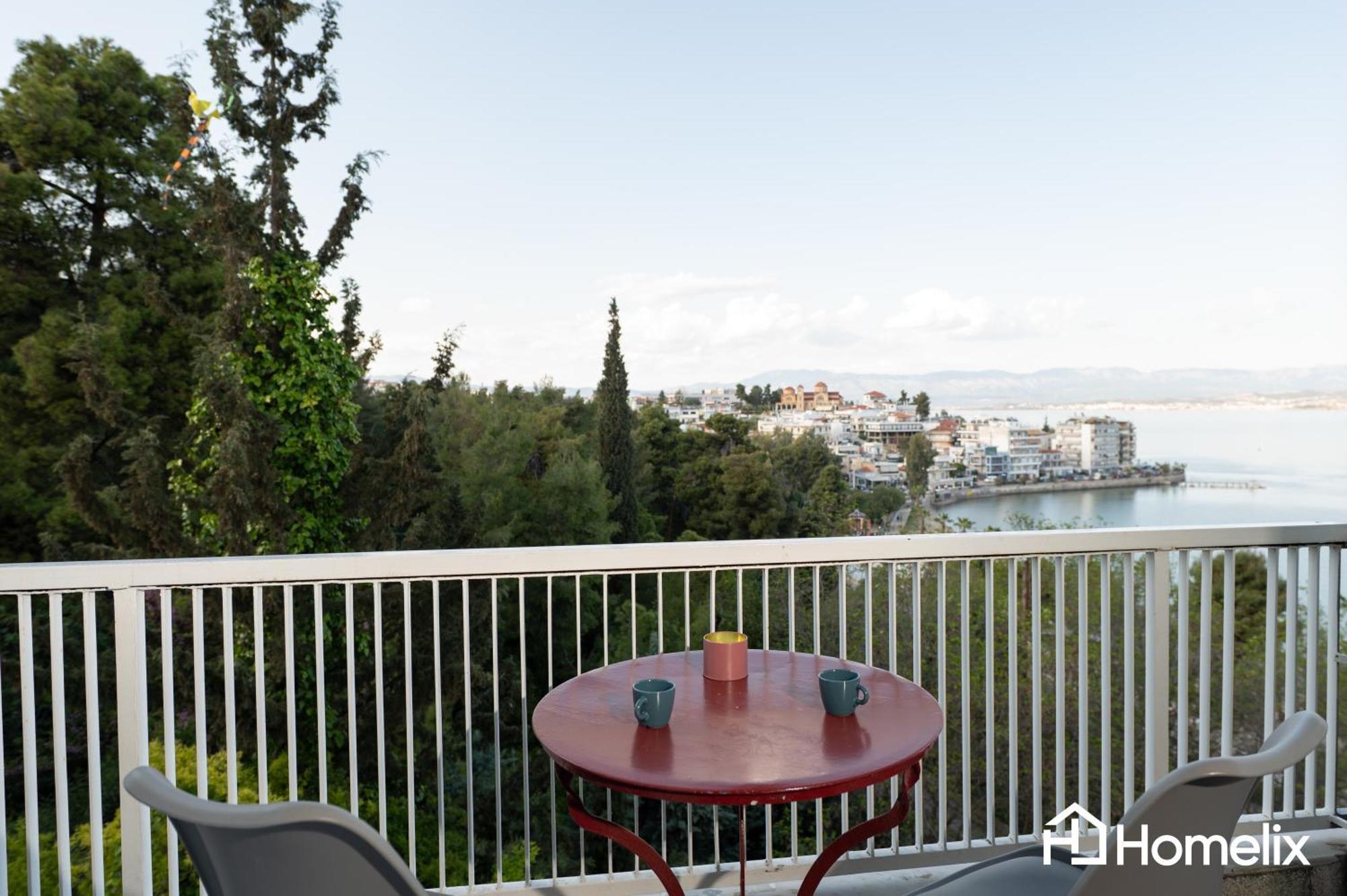 30M² Cosy Studio With Panoramic Sea View Chalkís Exterior foto
